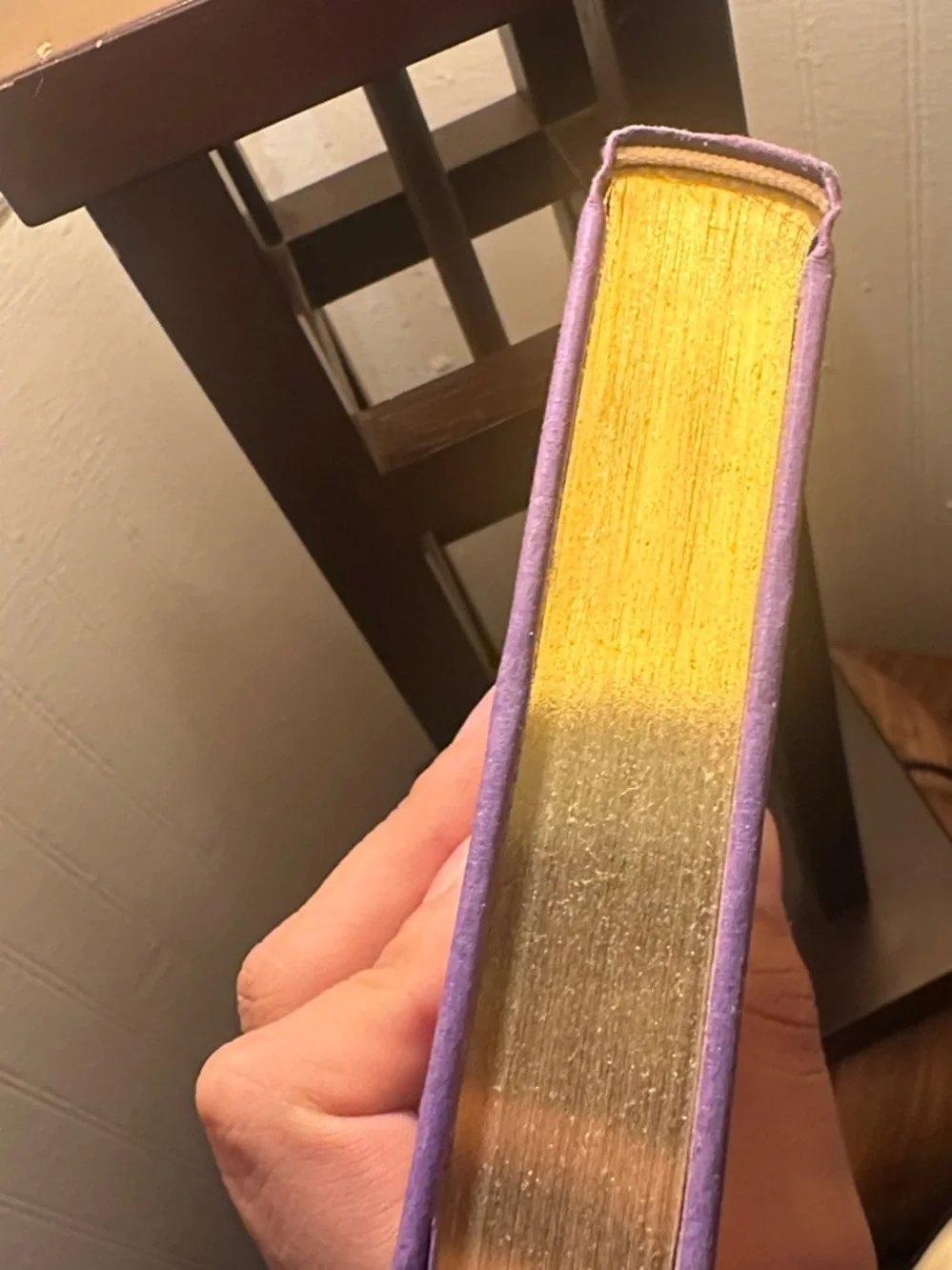 Purple Gold Embossed 'Pride and Prejudice' Book
